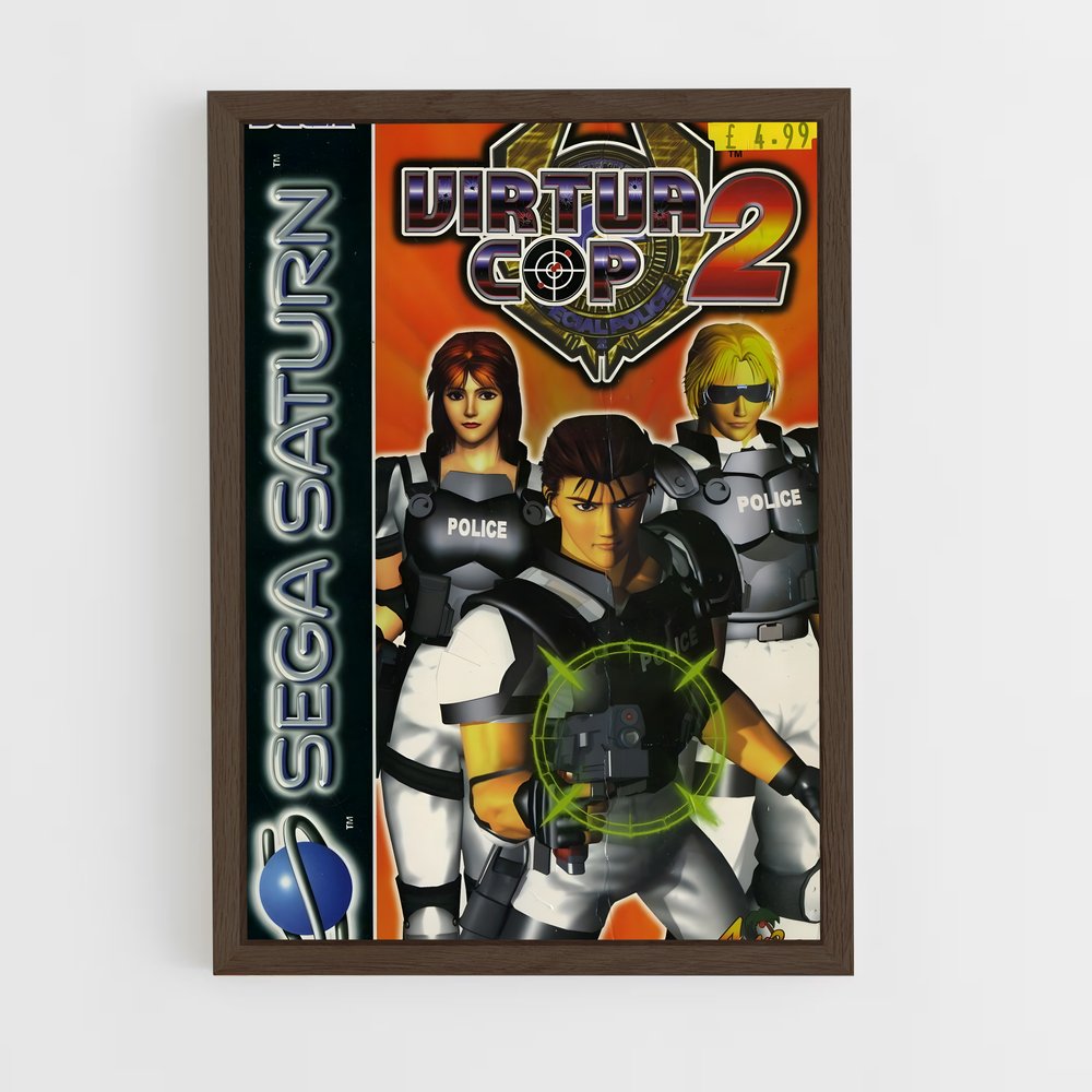 ap-sega saturn-4 cadre Bois foncé
