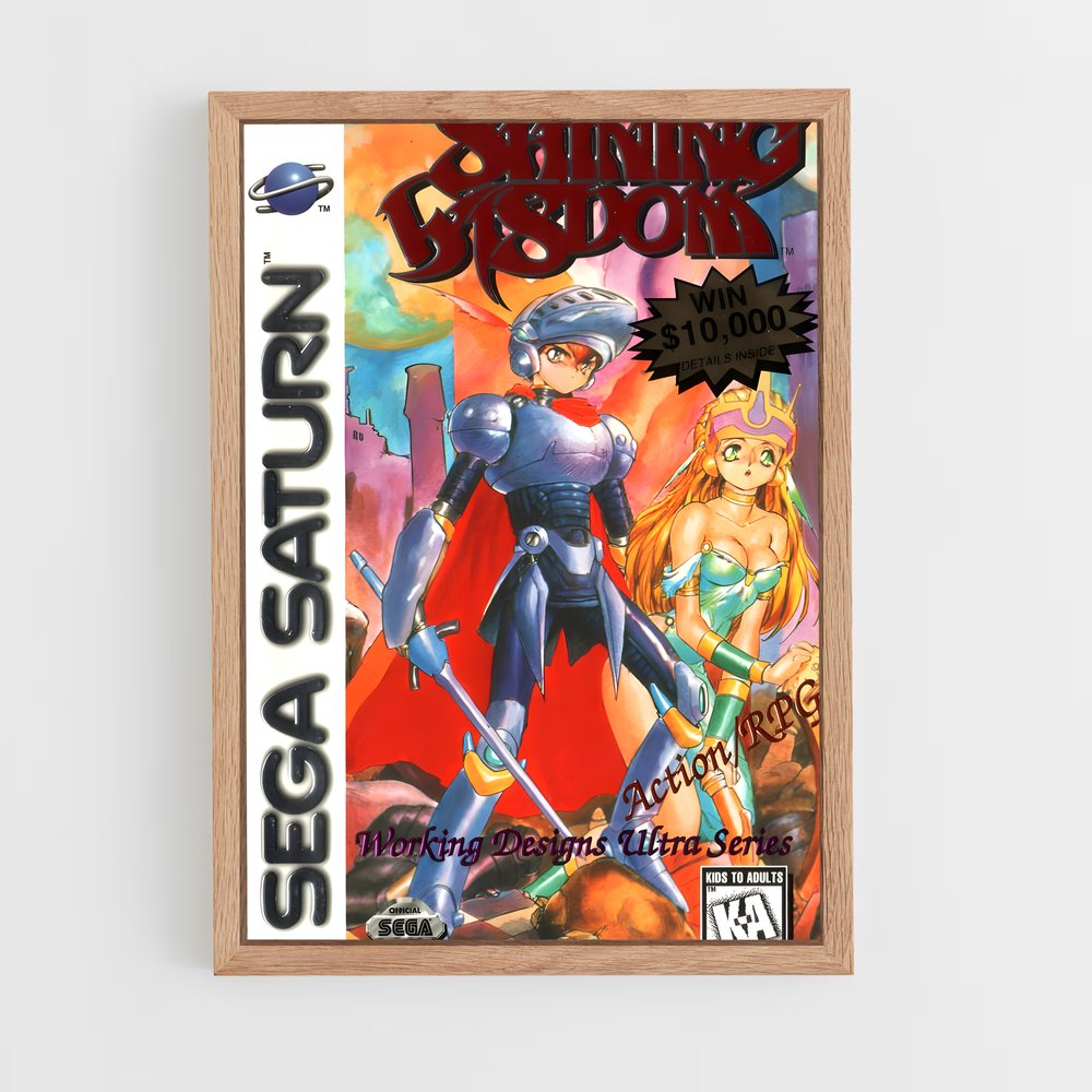 ap-sega saturn-5 cadre Bois clair