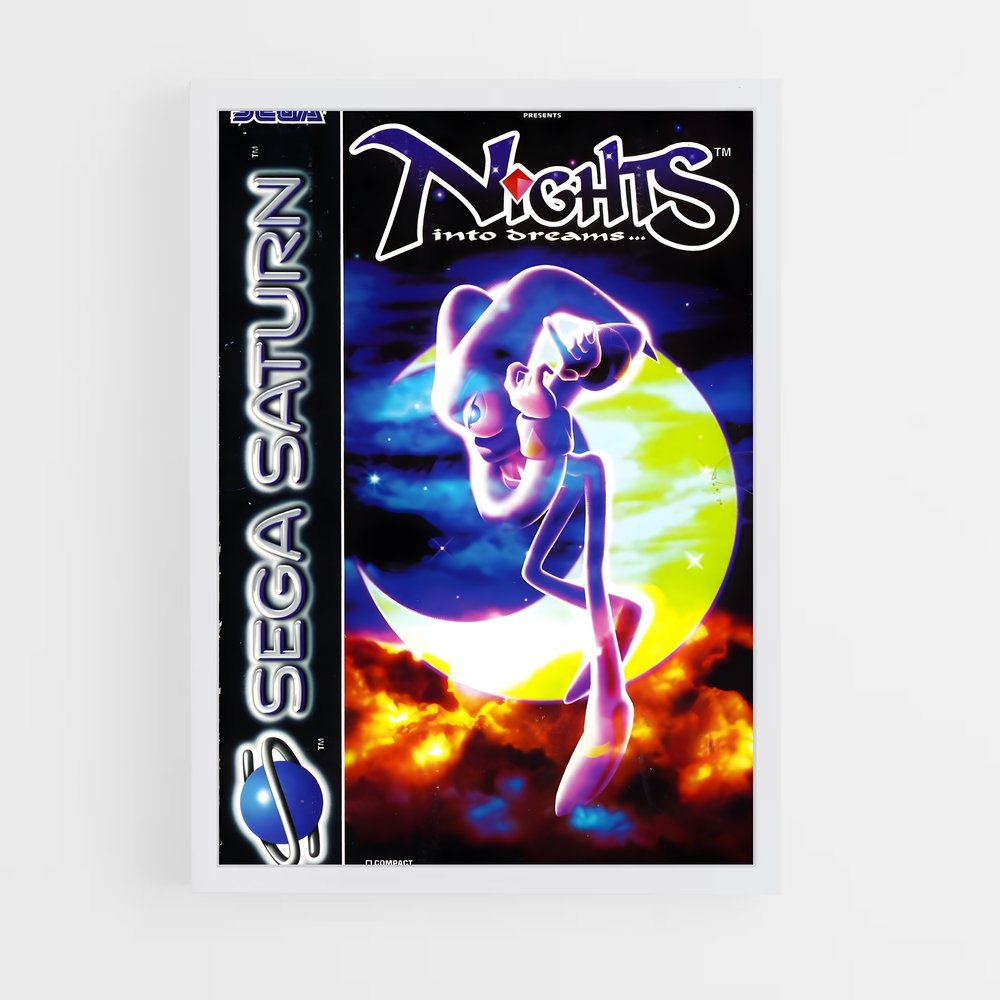 ap-sega saturn-6 cadre Blanc