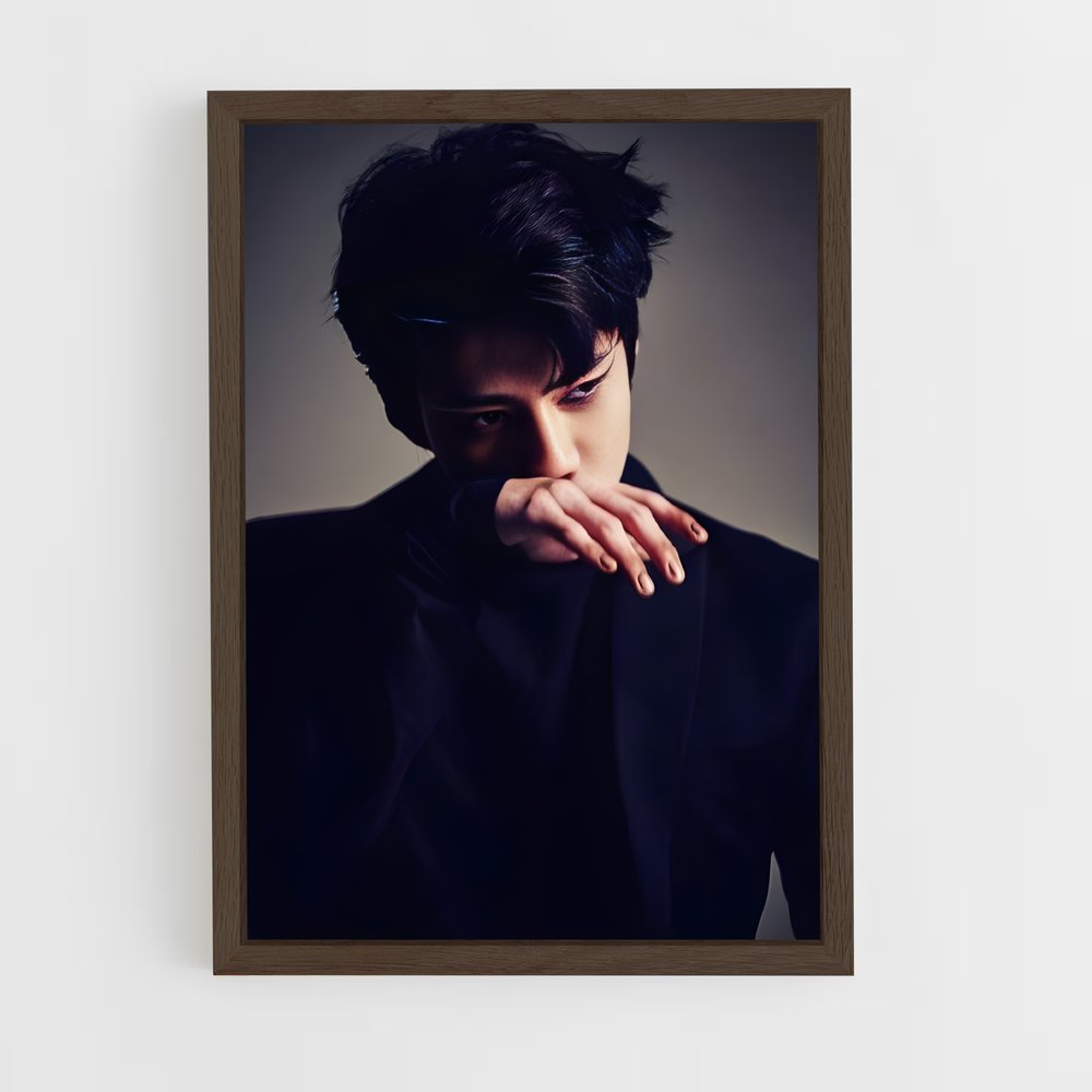 ap-sehun-7 cadre Bois foncé