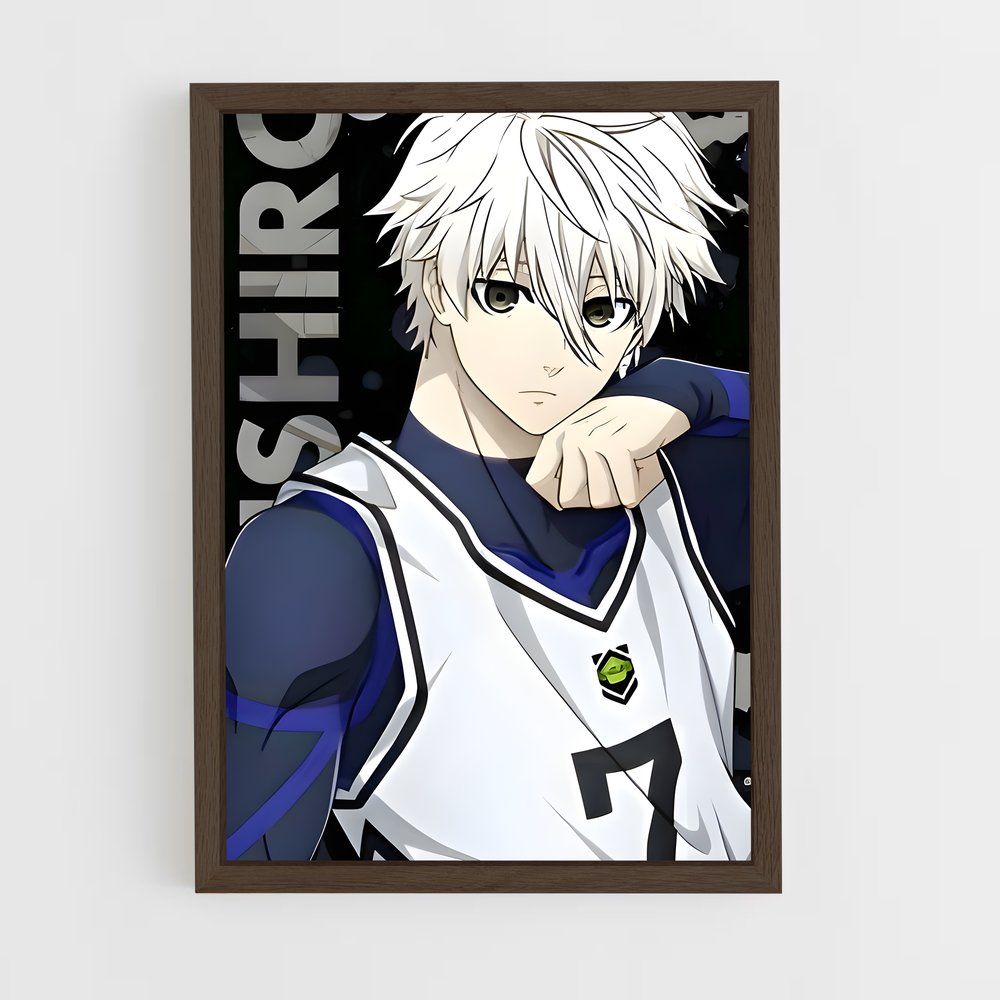 ap-seishiro nagi-4 cadre Bois foncé