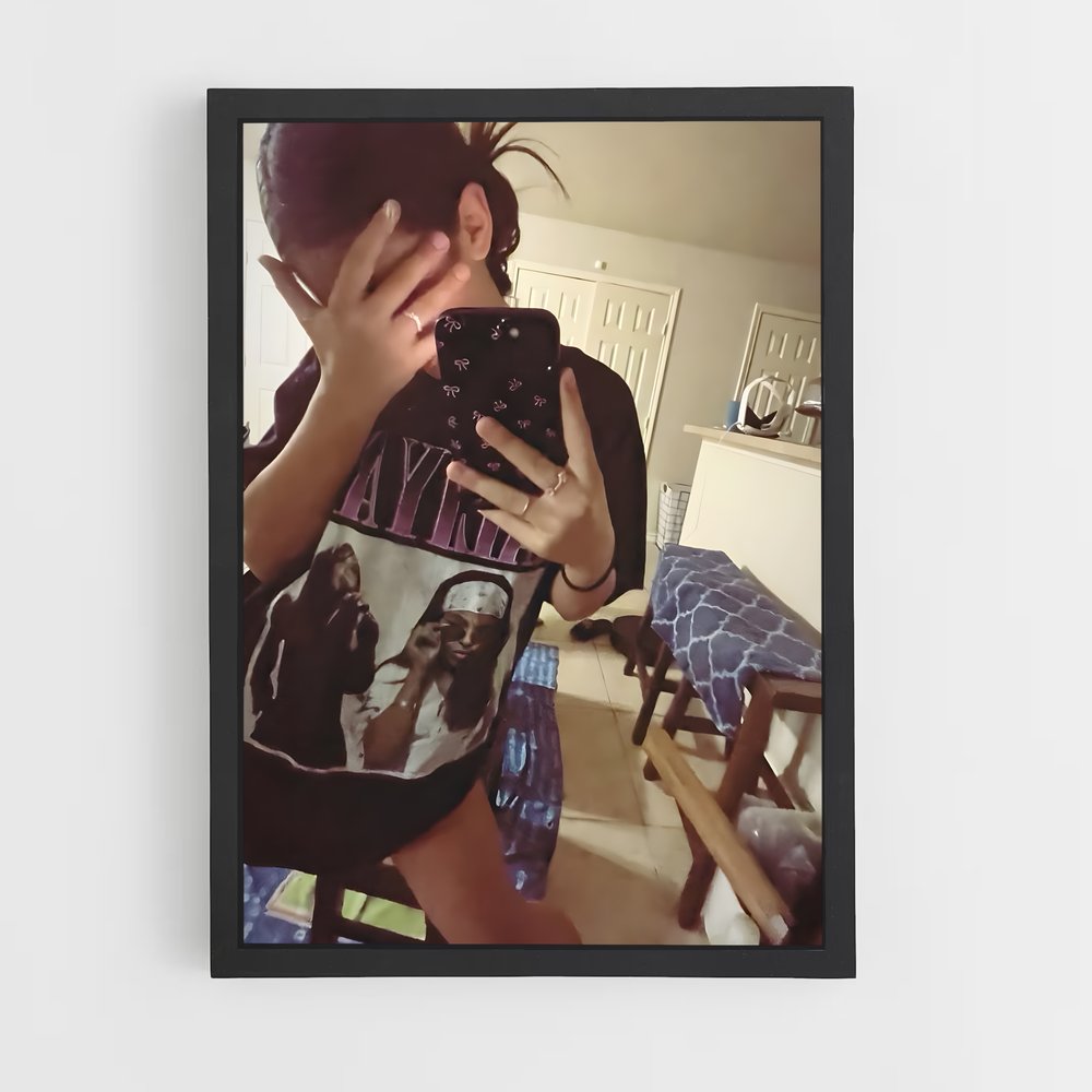 ap-selfie pose-9 cadre Noir