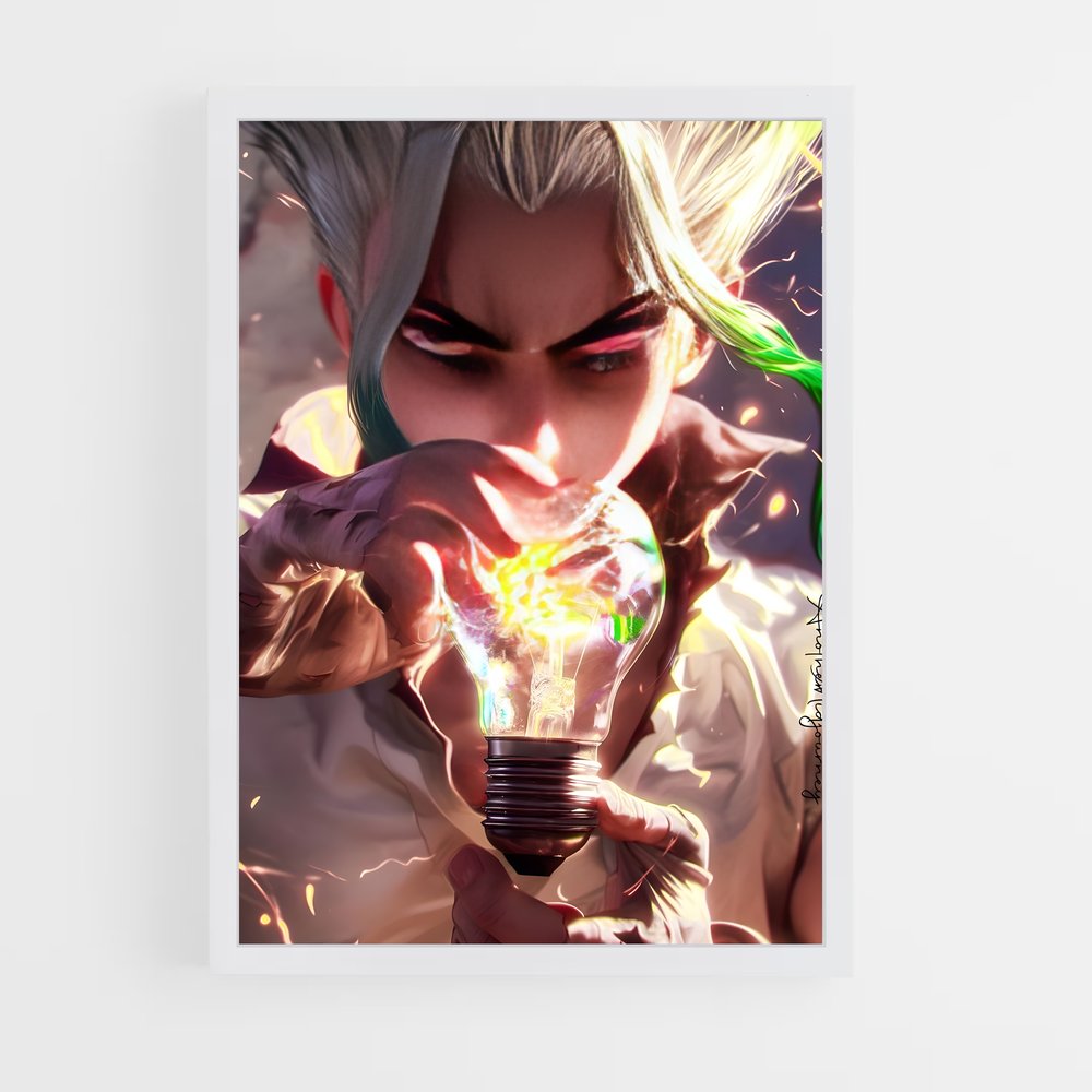 ap-senku ishigami-3 cadre Blanc