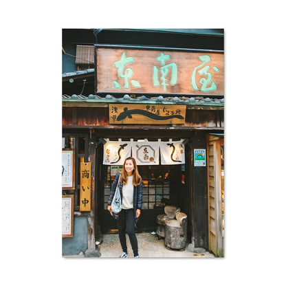 Poster Femme devant Sensoji