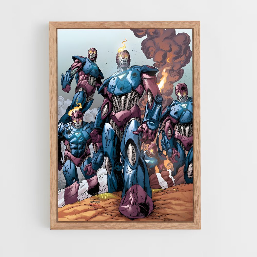 ap-sentinels x-men-1 cadre Bois clair