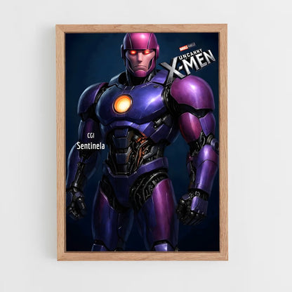 ap-sentinels x-men-3 cadre Bois clair