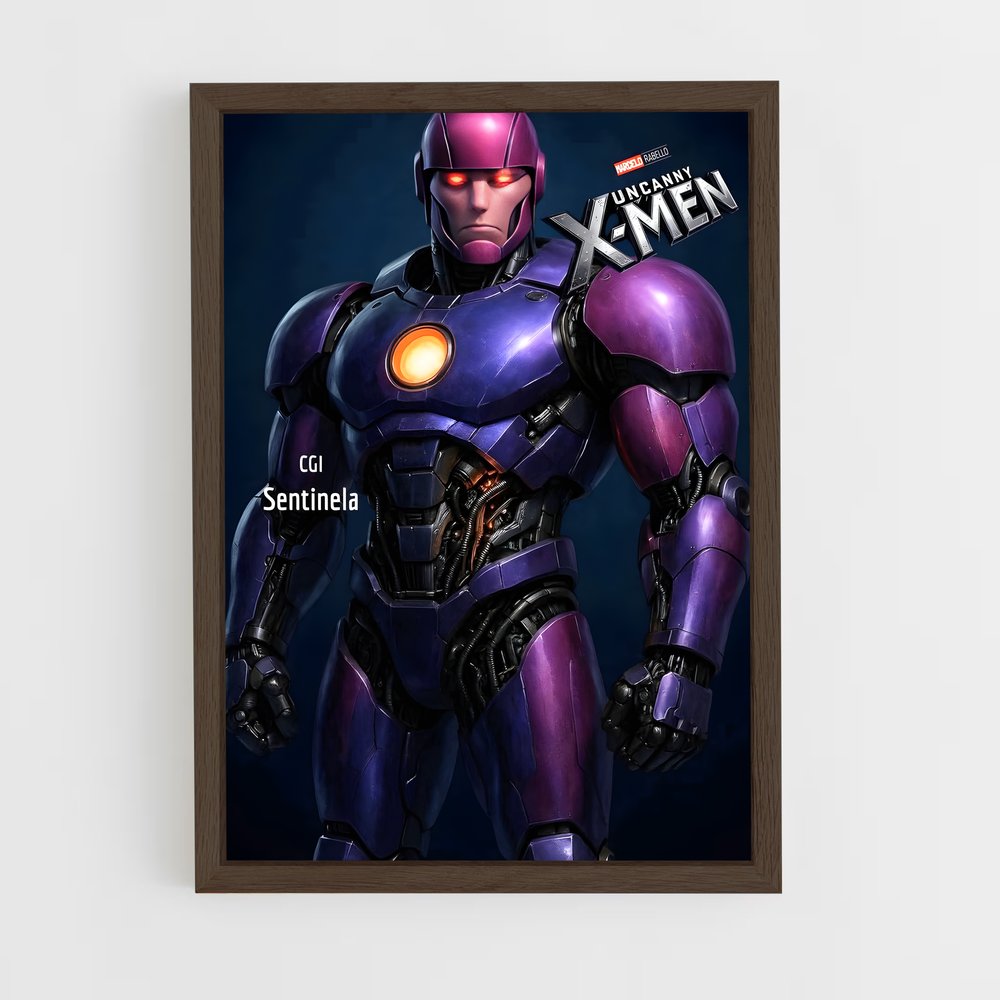 ap-sentinels x-men-3 cadre Bois foncé