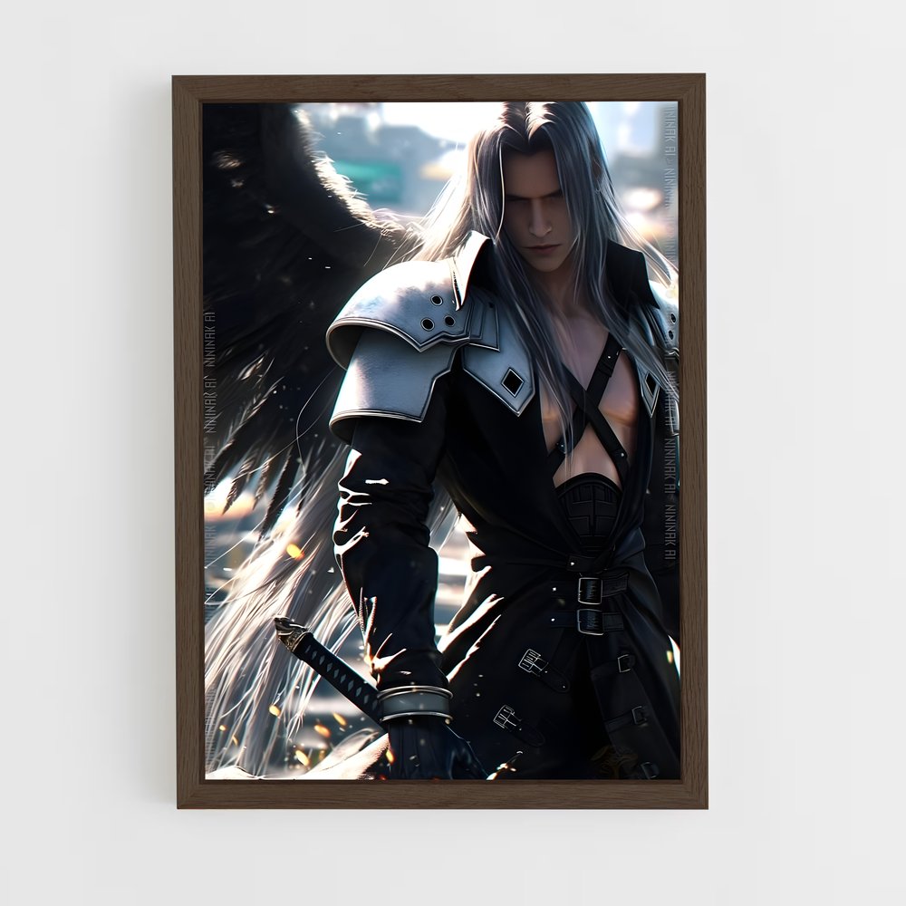 ap-sephiroth-1 cadre Bois foncé