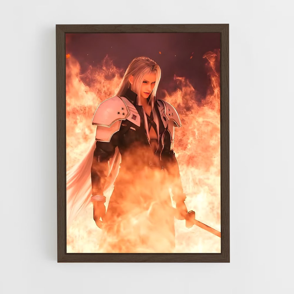 ap-sephiroth-7 cadre Bois foncé