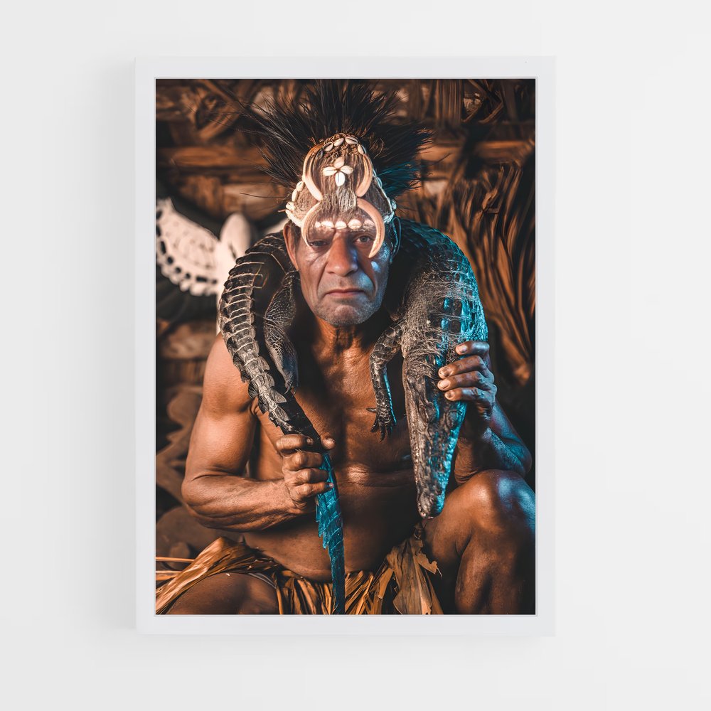 ap-sepik river-1 cadre Blanc