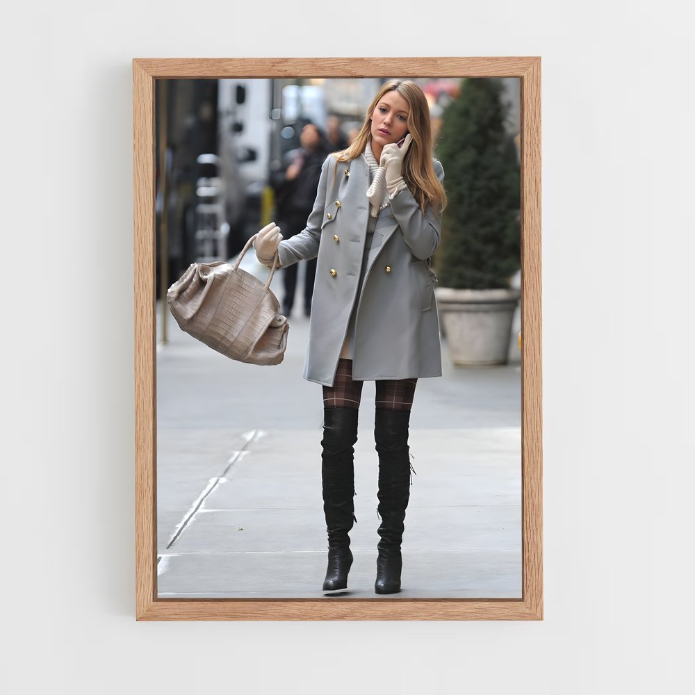 ap-serena van der woodsen-1 cadre Bois clair