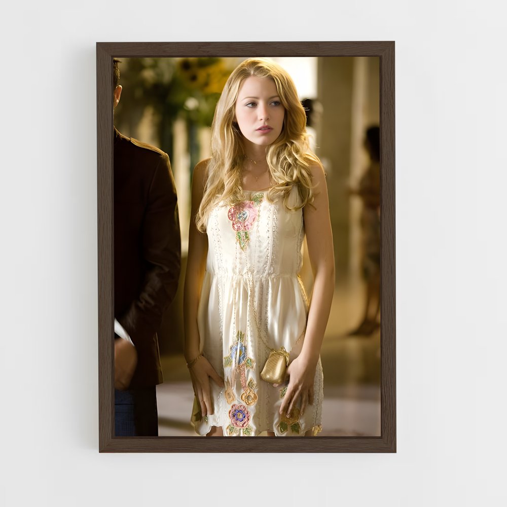ap-serena van der woodsen-5 cadre Bois foncé