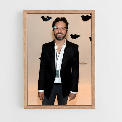 ap-sergey brin-2 cadre Bois clair
