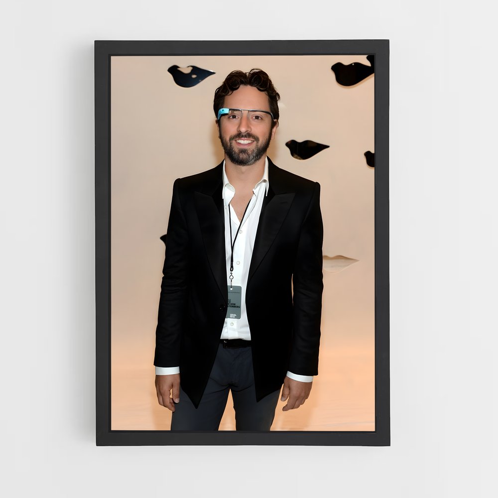 ap-sergey brin-2 cadre Noir