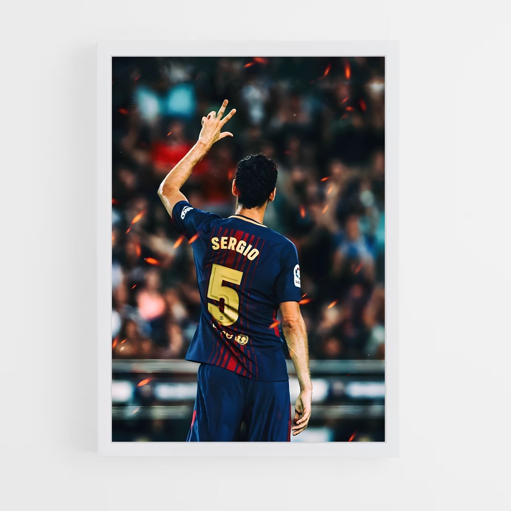 ap-sergio busquets-4 cadre Blanc