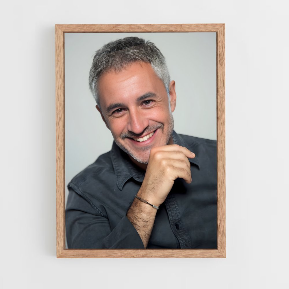 ap-sergio dalma-1 cadre Bois clair