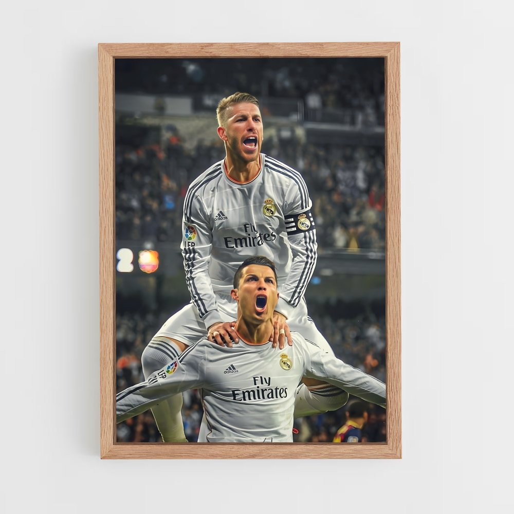 ap-sergio ramos-5 cadre Bois clair