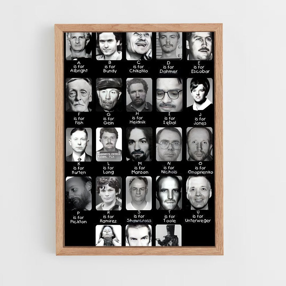 ap-serial killers-1 cadre Bois clair
