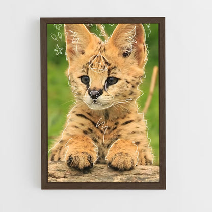 ap-serval-3 cadre Bois foncé