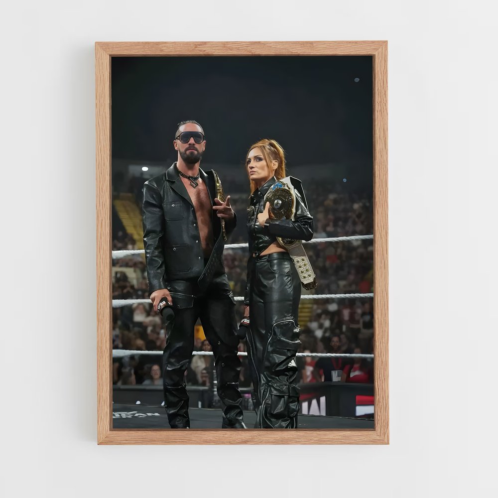 ap-seth rollins-6 cadre Bois clair