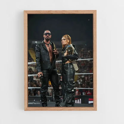 ap-seth rollins-6 cadre Bois clair