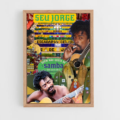 ap-seu jorge-2 cadre Bois clair