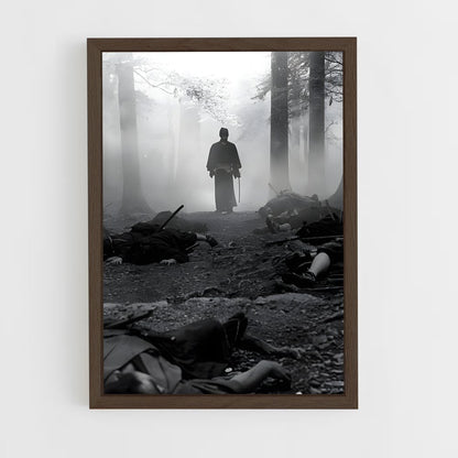 ap-seven samurai-1 cadre Bois foncé