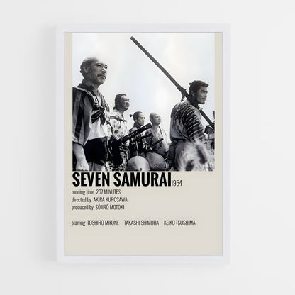 ap-seven samurai-3 cadre Blanc