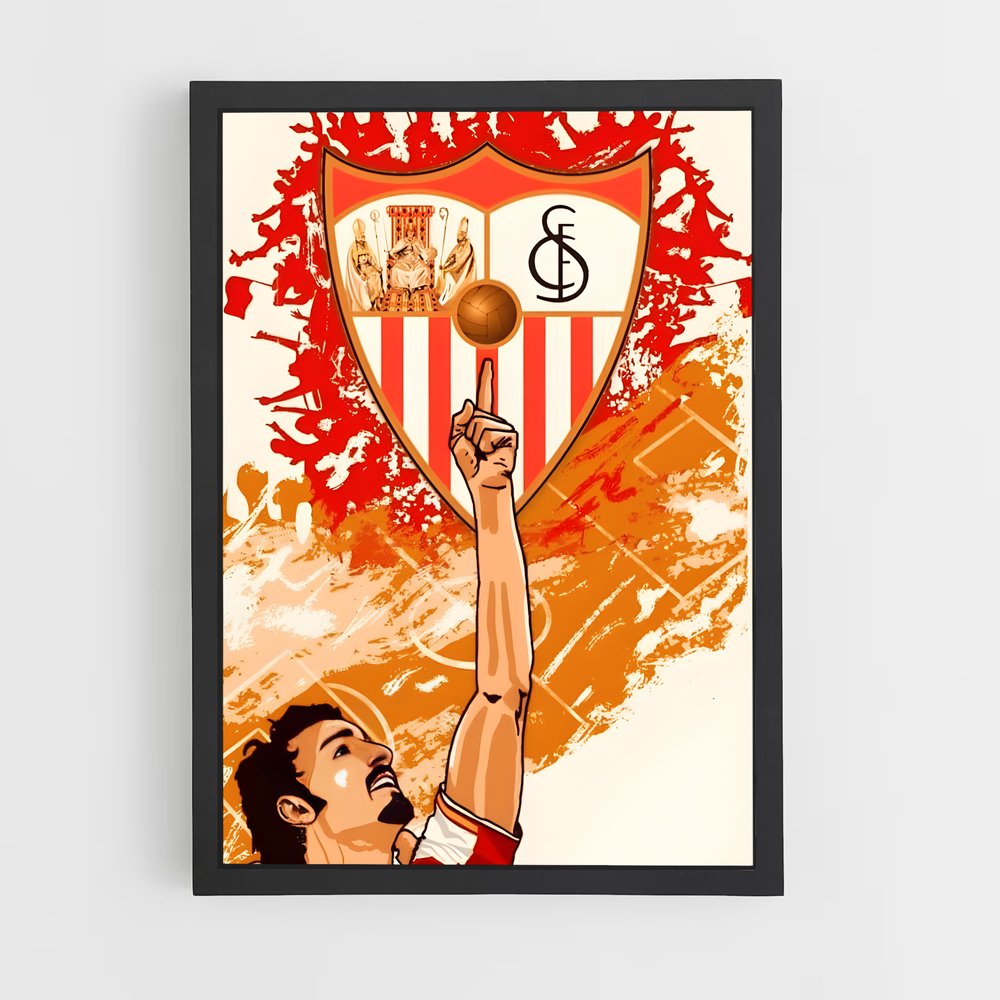 ap-sevilla fc-10 cadre Noir