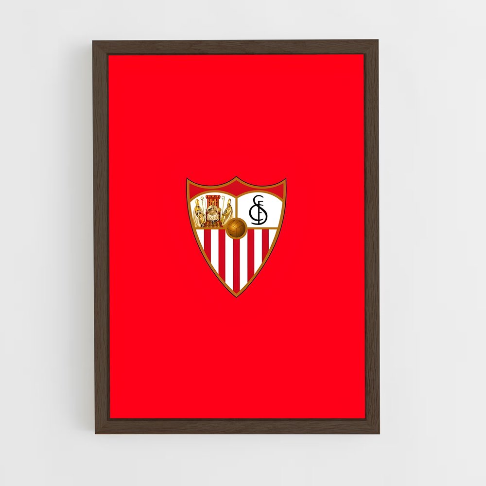 ap-sevilla fc-8 cadre Bois foncé
