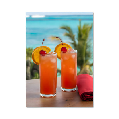 Poster Cocktails au Couchant