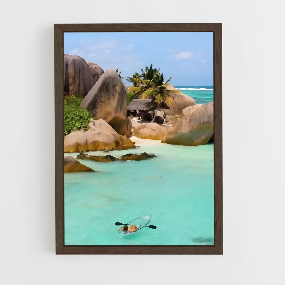 ap-seychelles islands-1 cadre Bois foncé