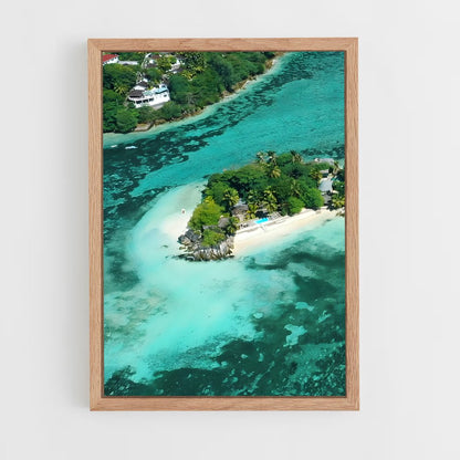 ap-seychelles islands-4 cadre Bois clair
