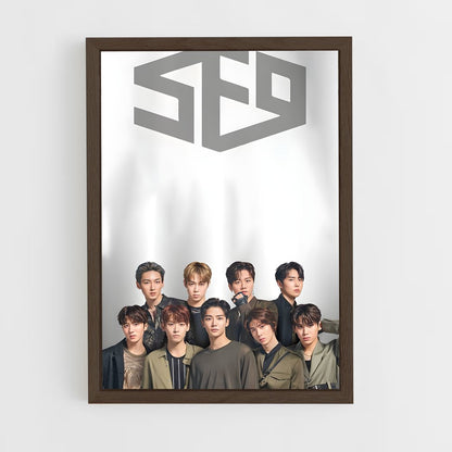 ap-sf9-1 cadre Bois foncé
