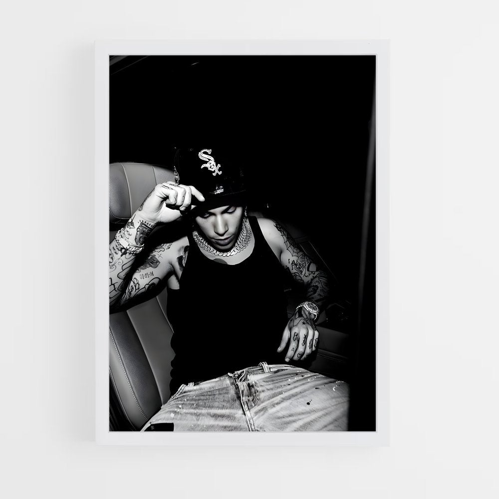 ap-sfera ebbasta-8 cadre Blanc