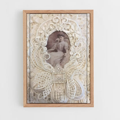 ap-shabby chic-10 cadre Bois clair