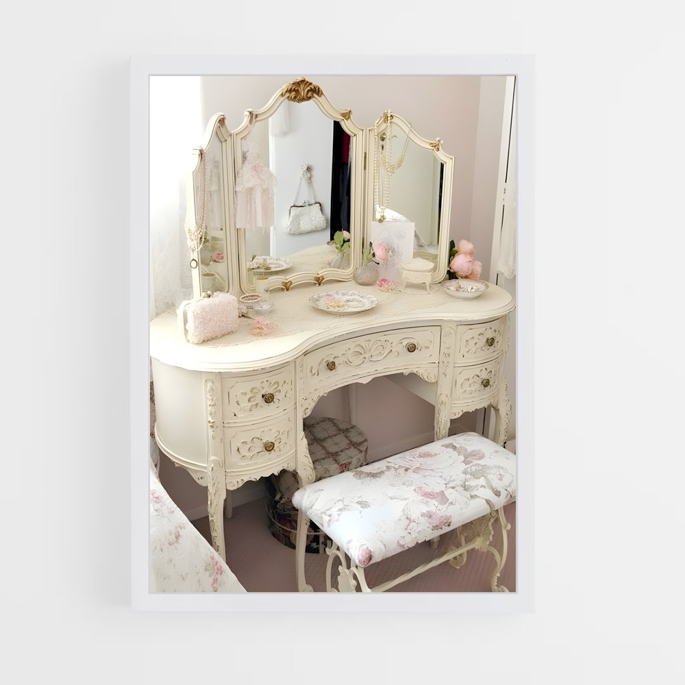 ap-shabby chic-3 cadre Blanc
