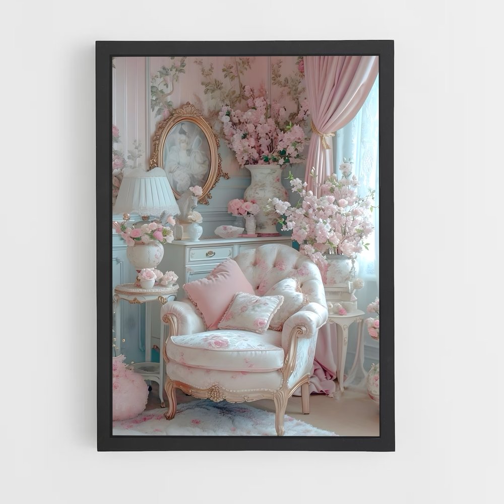 ap-shabby chic-6 cadre Noir