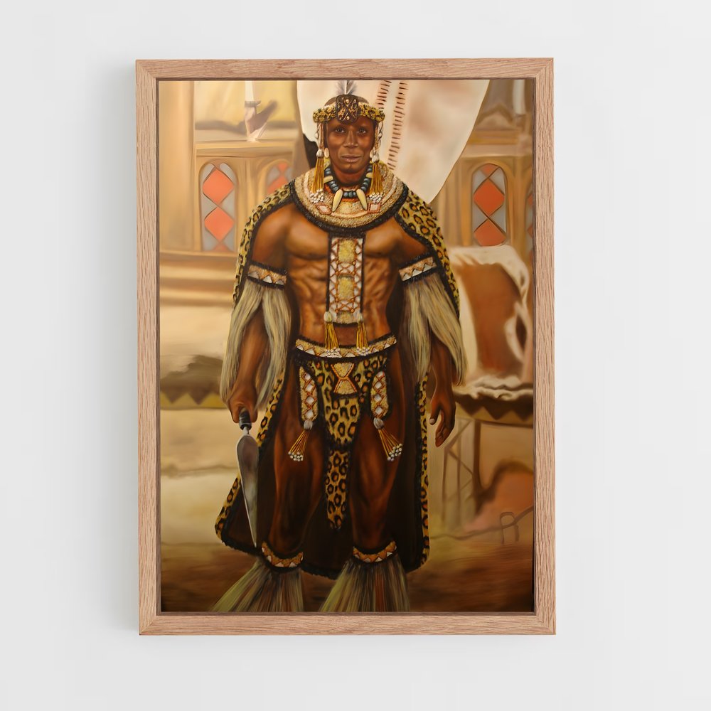 ap-shaka zulu-1 cadre Bois clair