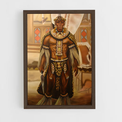 ap-shaka zulu-1 cadre Bois foncé