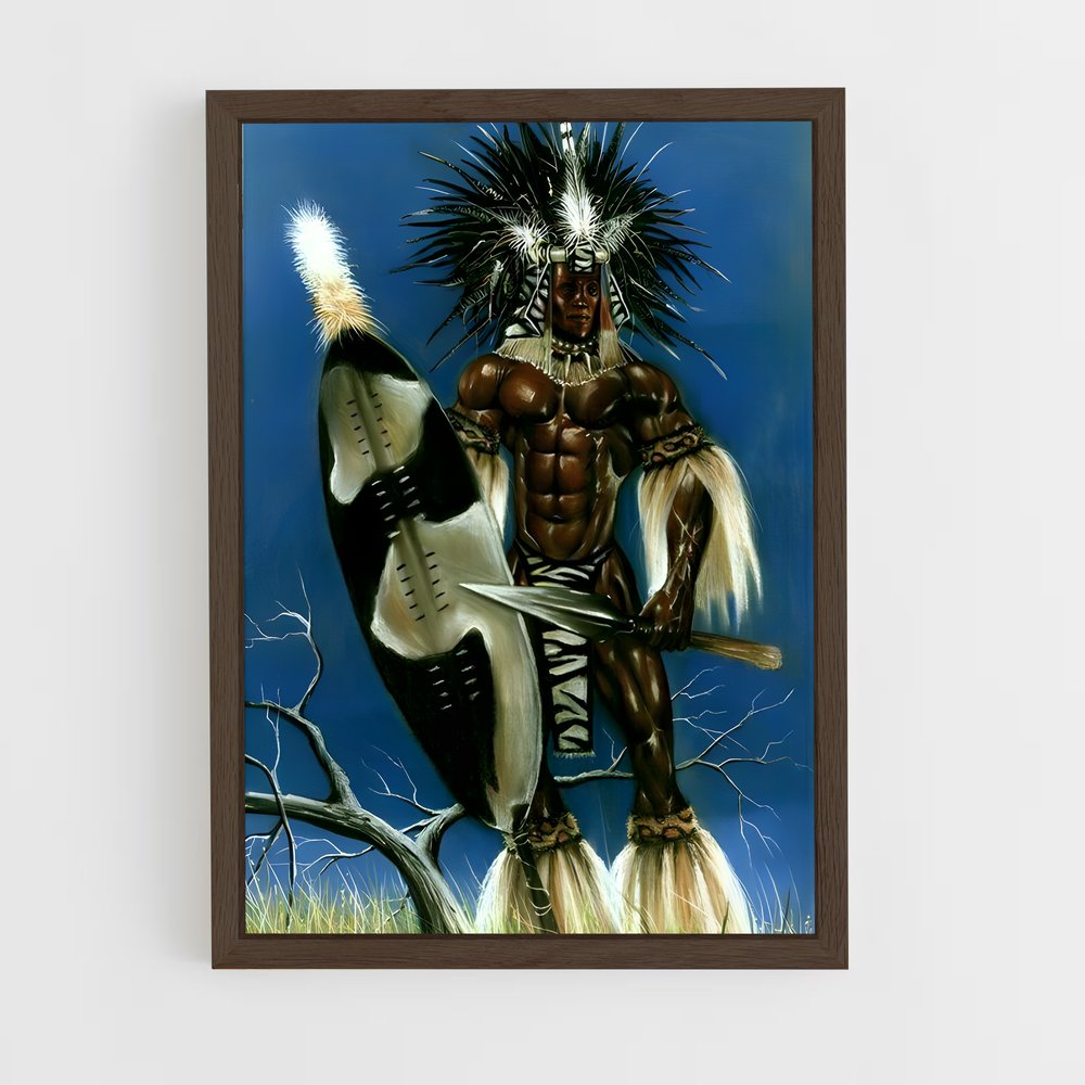 ap-shaka zulu-2 cadre Bois foncé