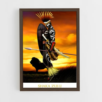 ap-shaka zulu-5 cadre Bois foncé