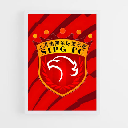 ap-shanghai sipg fc-1 cadre Blanc