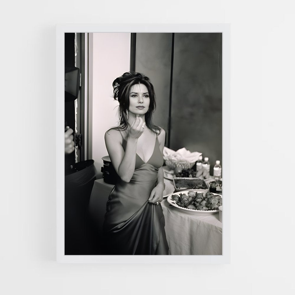 ap-shania twain-2 cadre Blanc