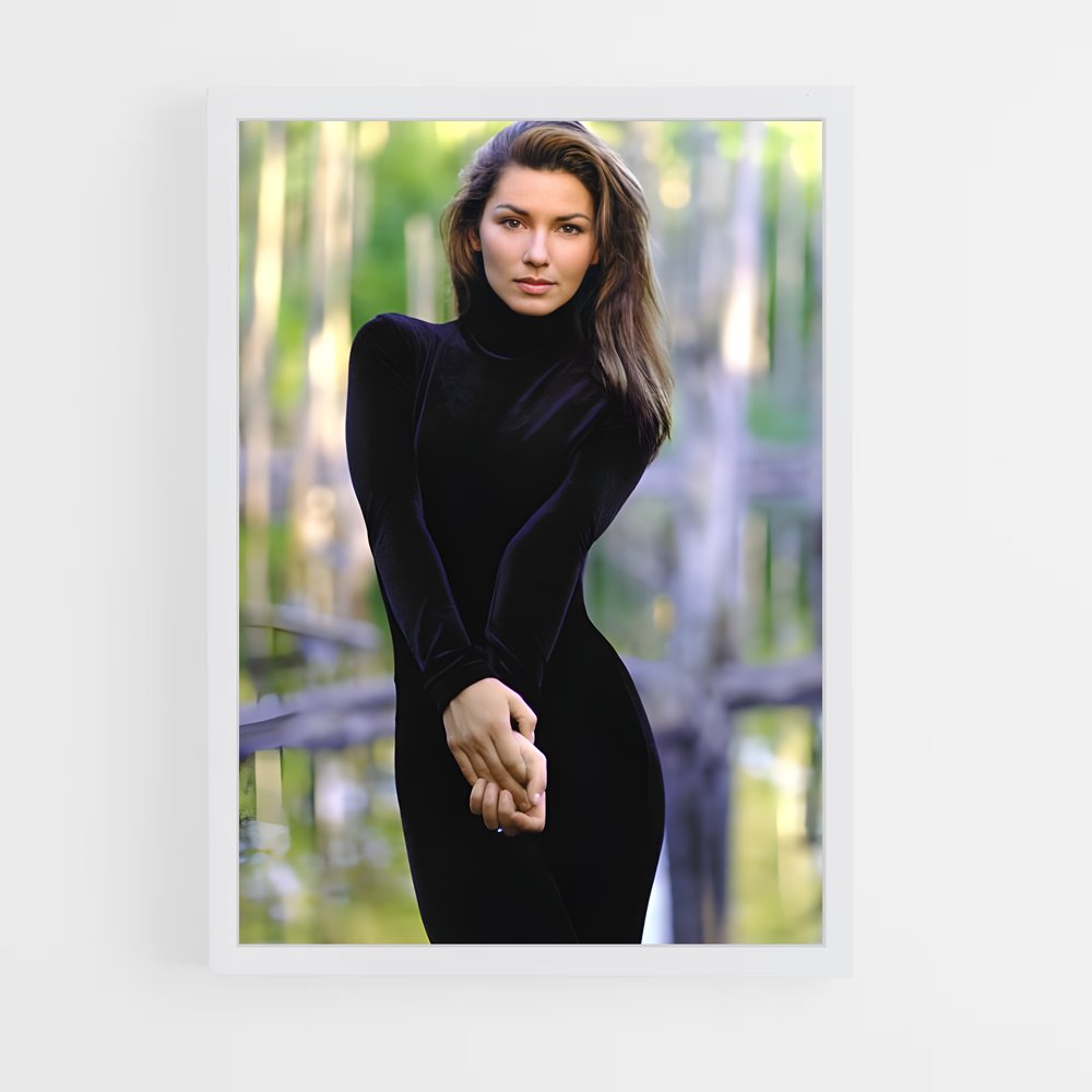 ap-shania twain-5 cadre Blanc