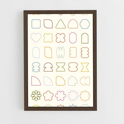 ap-shapes-1 cadre Bois foncé