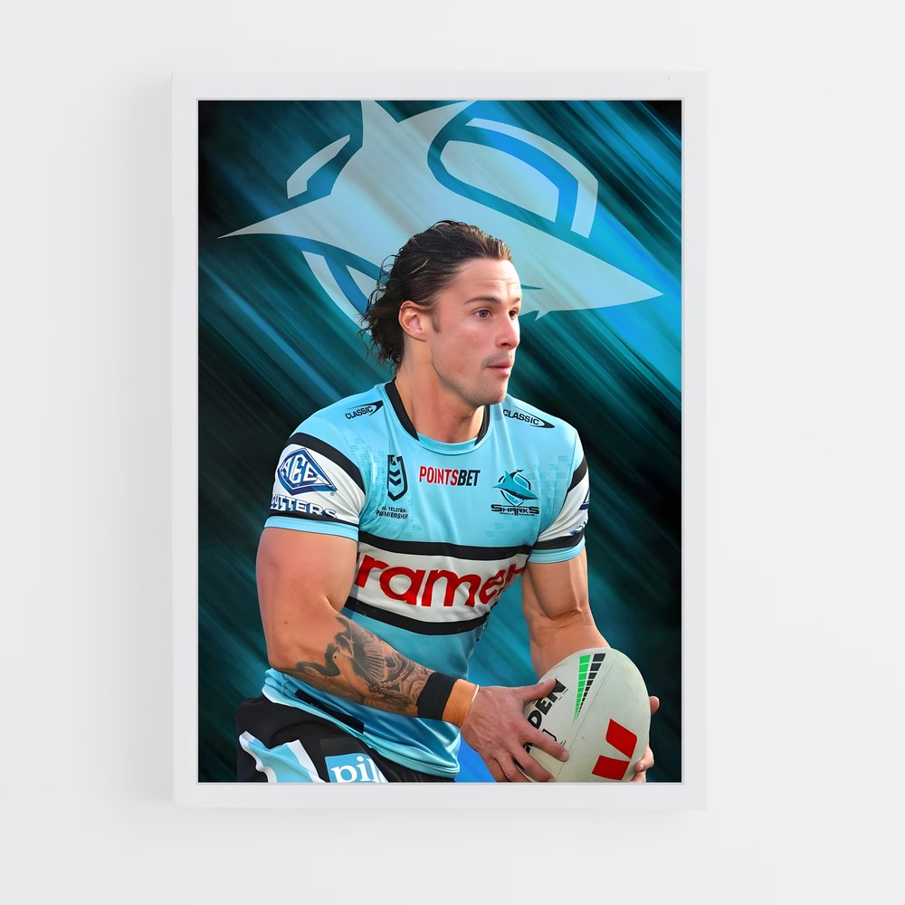 ap-sharks-2 cadre Blanc