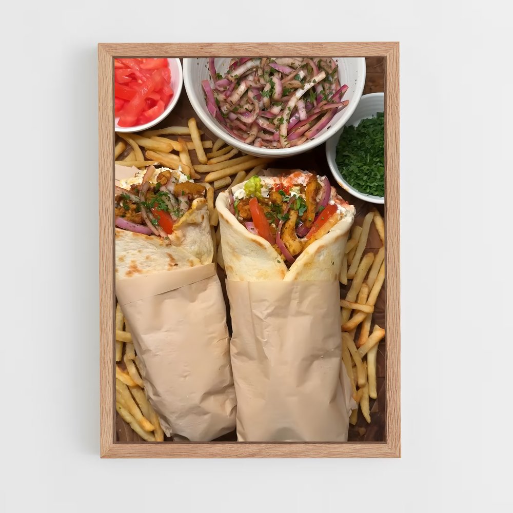 ap-shawarma-4 cadre Bois clair