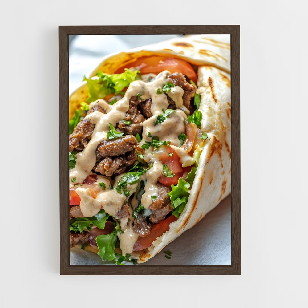 ap-shawarma-5 cadre Bois foncé