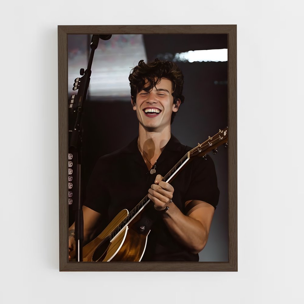 ap-shawn mendes-1 cadre Bois foncé